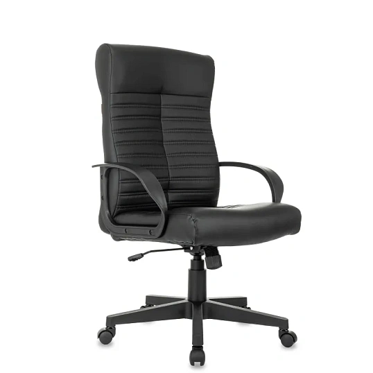 Кресло БР Комус Мебель Echair 659, экокожа, черн, пластик