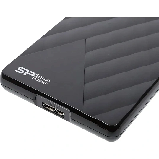 Портативный HDD Silicon Power Diamond D06 2Tb/2.5/Черный(SP020TbPHDD06S3K)