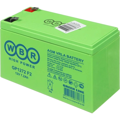 Батарея для ИБП WBR GP1272 F2 12В 7.2А.ч