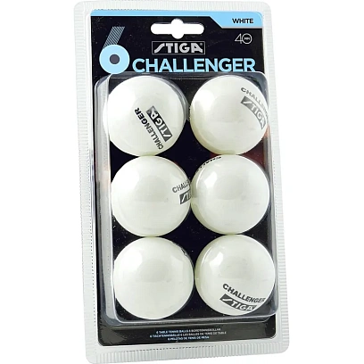 Мяч для настольного тенниса Stiga Challenger упак.6 шт. 5200-06 диам 40 мм