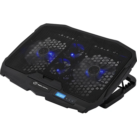 Подставка для ноутб. Digma D-NCP170-4 (BU-LCP156-B214H)17 USB FAN черн