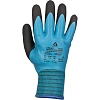 Перчатки трикотажные утепл. с дв.латекс. JetaSafety JLW-601-XL голубые р.XL