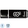 Флеш-память Smartbuy Glossy, 8Gb, USB 2.0, чер, SB8GBGS-K