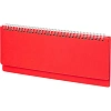 Планинг недатированный 305 х 130 мм Velvet красный 128 стр. 3-364/10
