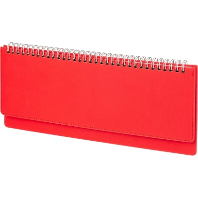 Планинг недатированный 305 х 130 мм Velvet красный 128 стр. 3-364/10