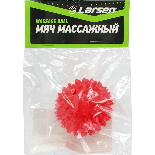 Мяч массажный Larsen SM-1 7см красный, 233076