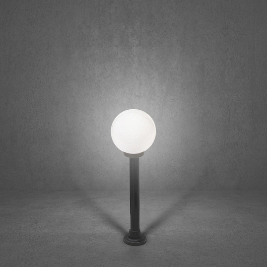 Опора светильника уличного пластиковая черная 0,6 м