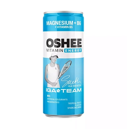 Напиток витаминизированный Oshee Vitamin Energy Magnesium+B6 газ ж/б 0,25л