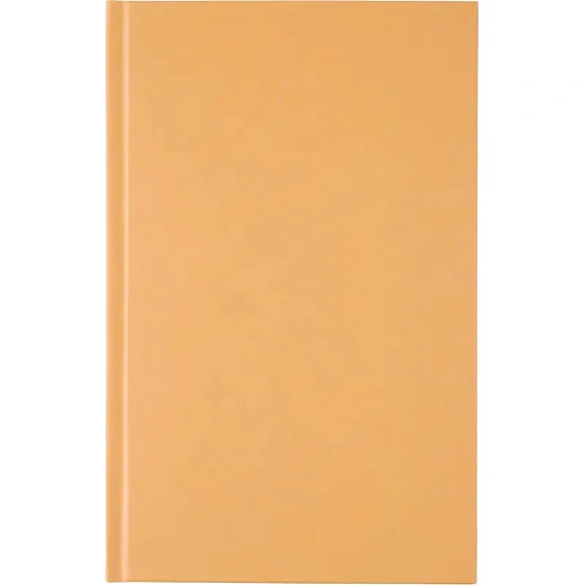 Бизнес-тетрадь А5,80л,7БЦ мат.лам,тон.бл,кл, Attache Bright colours желтый