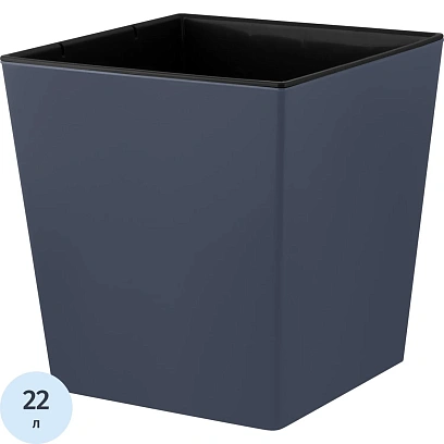 Горшок д/цветов InGreen London CUBE 22л c дренаж.встав.вулкан IG780210026