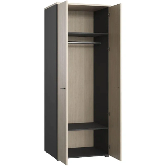 Гардероб К-Loft 241H002 выс.2106 дуб скандин./графит