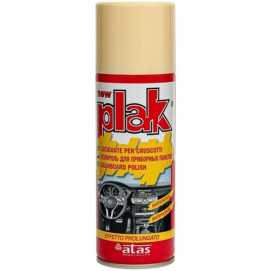 Полироль -очиститель салона  PLAK  200 мл (аэр.),  Ваниль 5102