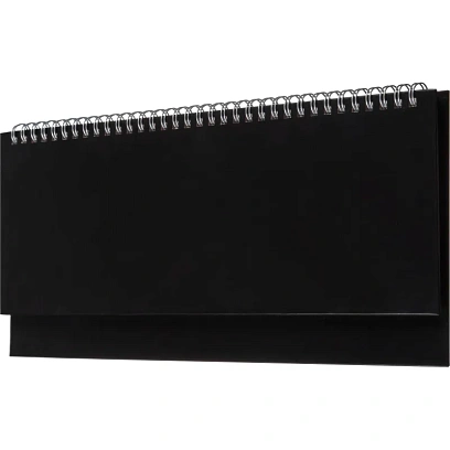 Планинг недатированный черный,305х130, 64 л.,Ideal 3-457/03