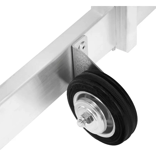 Лестница - вышка, алюминиевая, рабочая высота 3,2 м