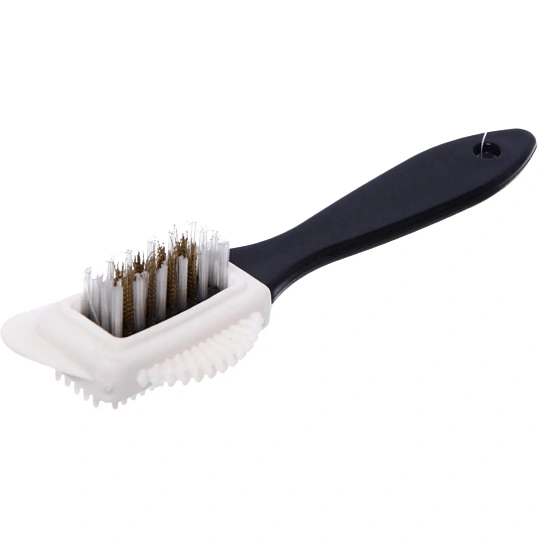 Щетка для обуви пластиковая Селфи,д/замши и нубука,черный,15,5см 975-728