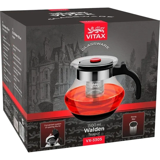 Чайник заварочный VX-3305 1500мл Walden VITAX