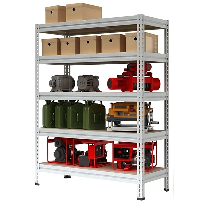 Стеллаж металлический P_МС-Т 18765-2.5   с 5-ю полками 1855х785х2500