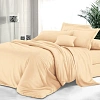 Постельное белье 2сп Макси Сатин глад.(нав.70х70-2шт) 745 Крем-брюле