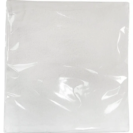 Салфетка махровая 30х30, 450 гр/м2,белый, 10 шт/уп