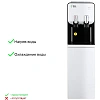 Кулер напольный ECOTRONIC M40-LCE white-black со шкафчиком