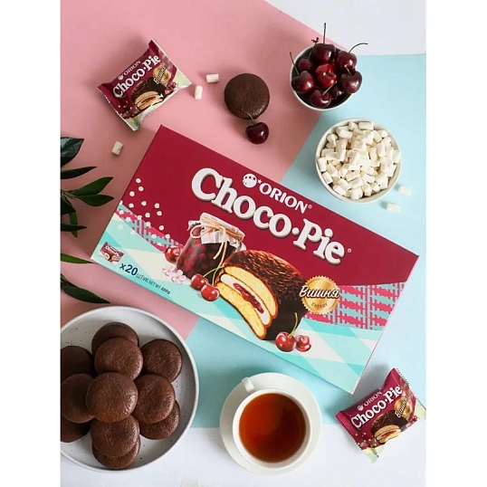 Пирожное Choco Pie Cherry вишня, 600г