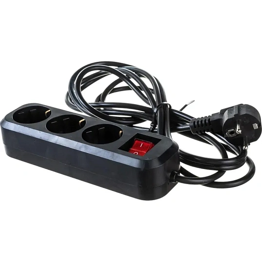 Удлинитель Атлант ПВС 3500Вт  3р/5м с выключателем(80019)