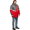 Куртка рабочая зимняя муж з43-КУ крас/сер (р.48-50) 182-188 (серия З)