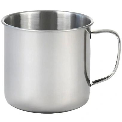 Кружка 350мл нерж.сталь, d=8см h=8см, кт1132