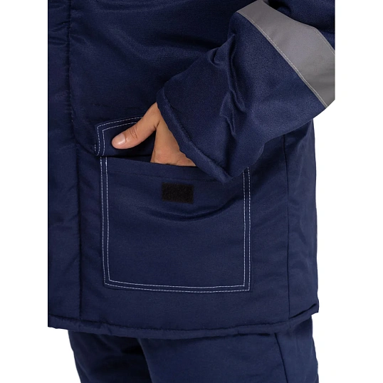 Костюм рабочий зимний муж з35-КПК синий/сер (р.56-58) 194-200 (Арсенал-СП)