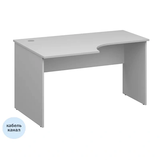 Стол SP Бюджет левый 2364.290 (402662) 1360х900/600х740 Белый шагрень