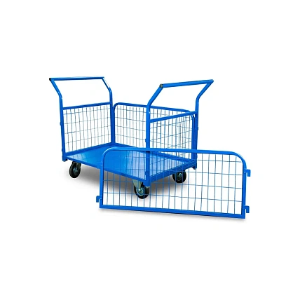 Тележка платформенная TOR ТП-3С (700х1200) борт из сетки (160 мм), 1012415