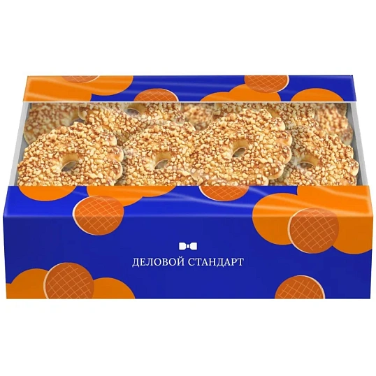 Печенье Деловой Стандарт Коржик с орехом 670г