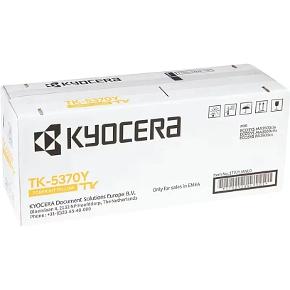 Тонер-картридж Kyocera TK-5370Y желтый 1T02YJANL0 для Ecosys PA3500cx 5000с