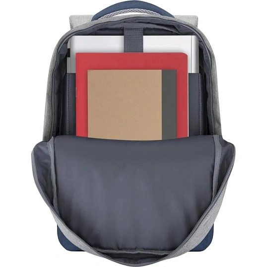 Рюкзак для ноутбука RIVACASE 7562 grey/dark blue 15.6/6