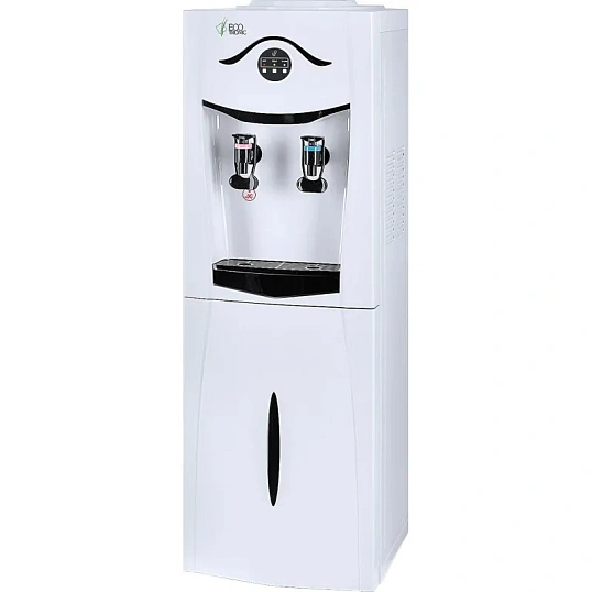 Кулер Ecotronic K21-LF white-black с холодильником, напольный