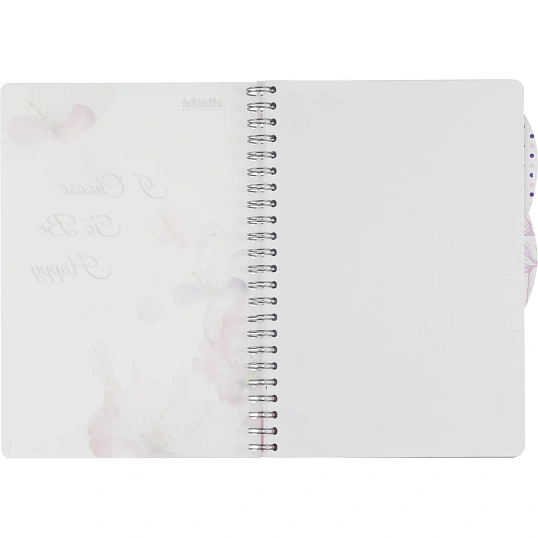 Бизнес-тетрадь А4,140л,кл,спир.пласт Attache Selection Flower Dreams 876751