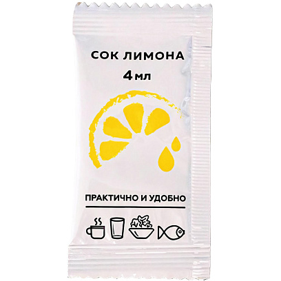 Приправа Лимонный сок порционный Фабрикант, 100пакx4мл