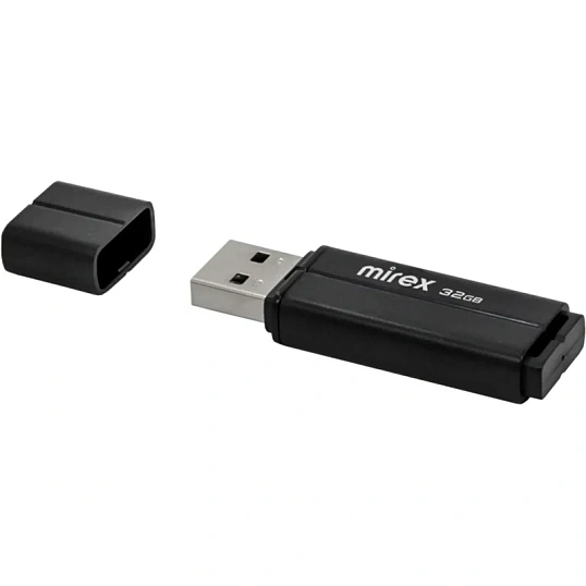 Флеш-память Mirex USB LINE BLACK 32Gb (13600-FMULBK32 )