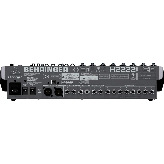 Микшерный пульт Behringer X2222USB, 16 кан, DSP FX, USB, 8 компрессоров