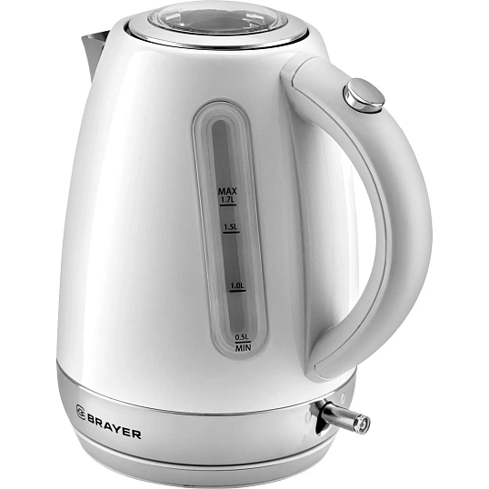 Чайник BRAYER 6110BR  2200Вт.1,7 л,электрич, сталь окраш, автоотключ