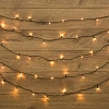 Гирлянда светодиодная Твинкл Лайт 10м, тем-зел ПВХ, 80LED,Теп бел 303-046