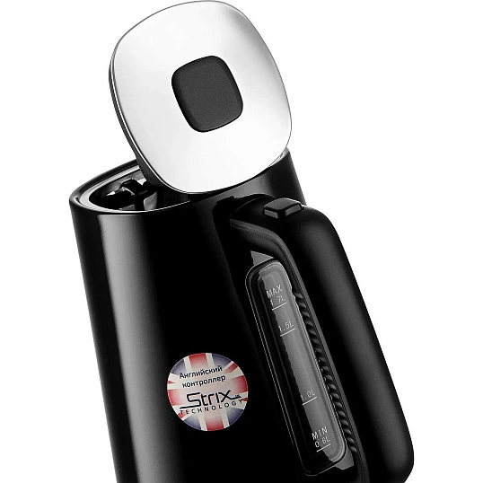 Чайник BRAYER 1073BR, электрический, STRIX,2200Вт,1,7л, стальн.корп
