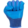 Перчатки защитн. трикотажные Зацеп арт.0463 с латексн.покр.син.(6 пар/уп)