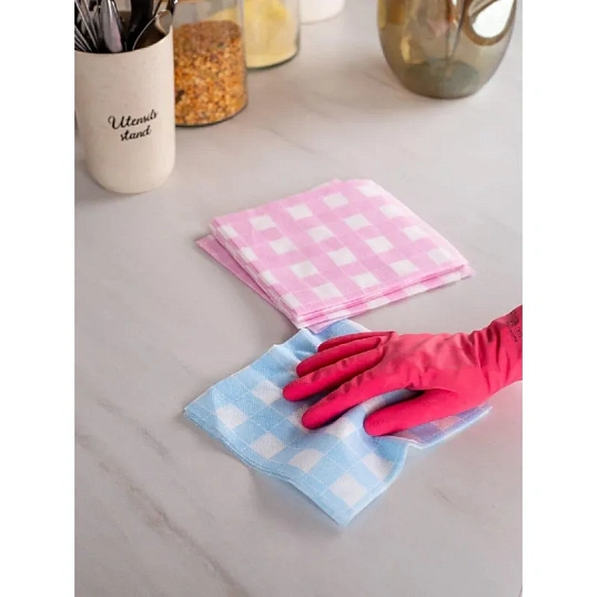 Салфетки хозяйственные универсальные вискоза 35х35cм 5шт./уп. PACLAN