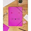 Папка на резинках А4 №1School Kitty розовая