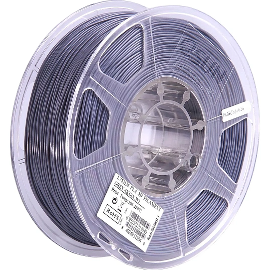 Катушка PLA+ пластика ESUN 1.75 мм 1кг., серая (PLA+175H1)
