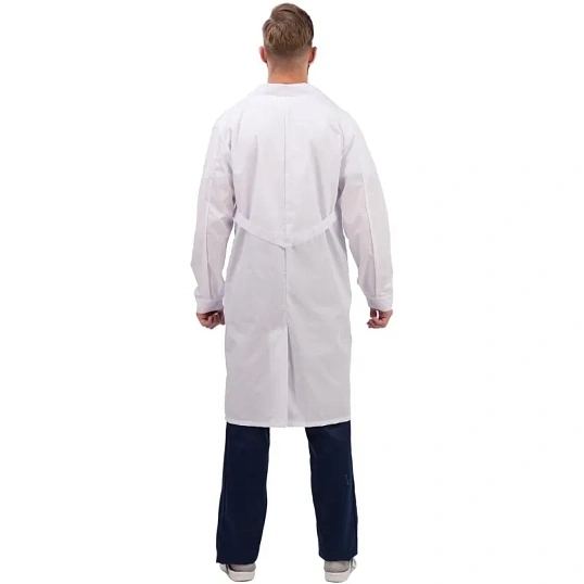Халат для медицинского персонала муж. м04-ХЛ цв.бел. (р.56-58) 182-188