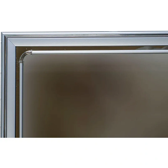 Зеркало МГЛ_настенное 121 (500x800) багет ПВХ металлик