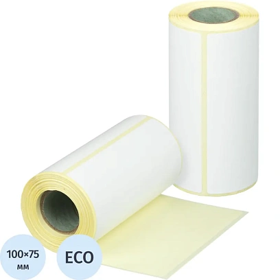 Термоэтикетки ЭКО 100х75, 150 шт/рул, вт. 25