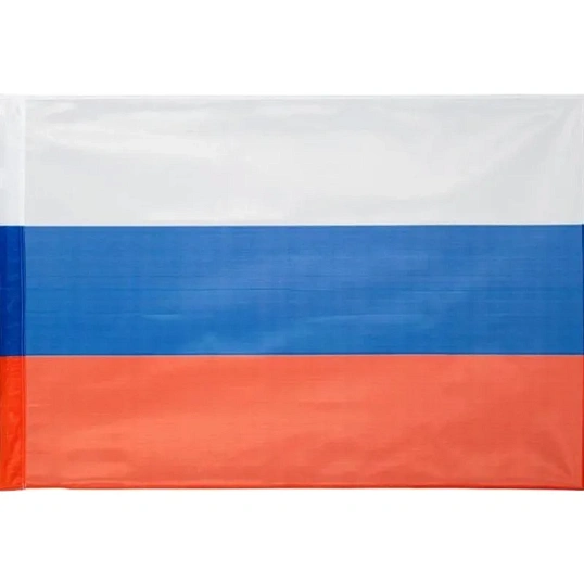 Флаг РФ 135х90 см, уличный, флажная сетка